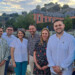 Le Comité de Jumelage Namur - Lafayette avec la Maire de Lafayette Monique Boulet et le Bourgmestre de Namur Maxime Prévot
